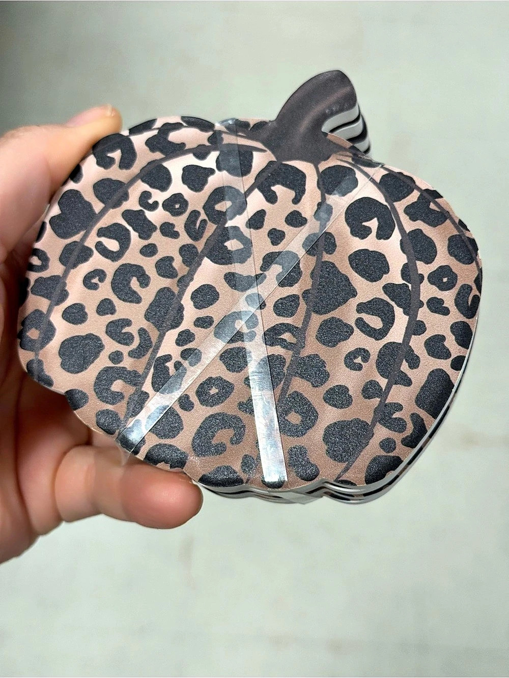 Brown & Black Leopard Print 4 coasters Decorative Item